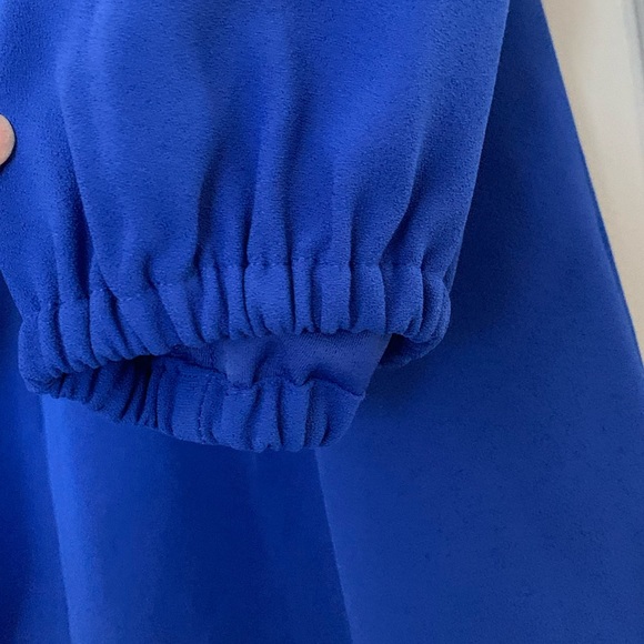 DRAPEY RUFFLE-FRONT DRESS - Picture 8 of 8